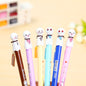 6 pcs/lot cute face gel pen cute pens material escolar kawaii stationery canetas escolar school office supplies