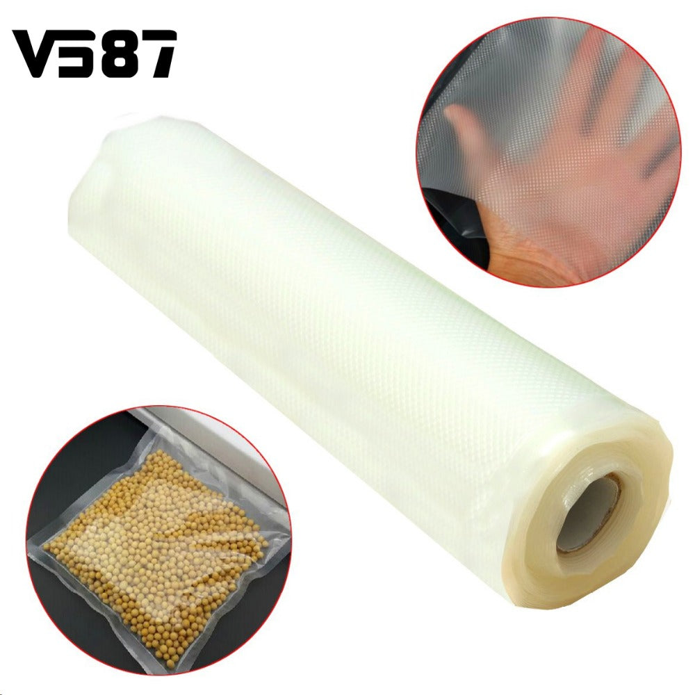 20CMx500CM Vacuum Heat Sealer Food Fresh Saver Bag Rolls Food Storage Bags Saran Wrapper Flim Kitchen Packaging Tool