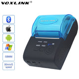 VOXLINK RS232/USB Ports 58mm Mini Wireless Bluetooth Thermal Receipt Printer Support ESC/P0S For IOS/Android Mobile Printer