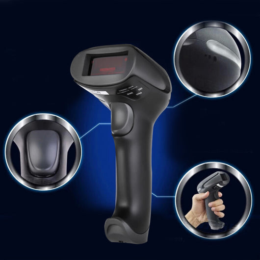 New 433MHz Wireless Laser Barcode Scanner Reader Memory Up To 500M Distance Wholesale