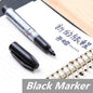 50 pcs/Lot Black oil ink Marker Highlighter pen Token's pen Liquid chalk pen Stationery Office material School supplies 6258