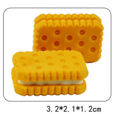 Food Biscuits modeling mini eraser grape eraser creative kawaii stationery school supplies papelaria gift for kids