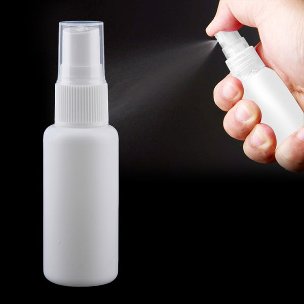 5pcs 30ml Travel White Plastic Perfume Atomizer Empty Small Spray Bottle for all kinds of pure dew, make-up water