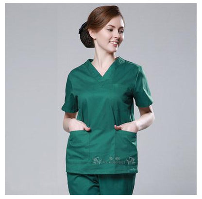 Europe style Fashion Medical Suit Lab Coat Women Hospital Scrub Uniforms sets Design Slim Fit Breathable men Medical Uniform