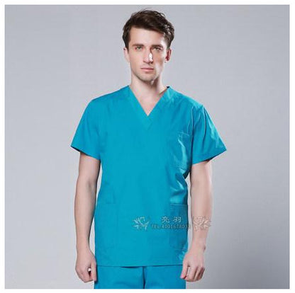 Europe style Fashion Medical Suit Lab Coat Women Hospital Scrub Uniforms sets Design Slim Fit Breathable men Medical Uniform