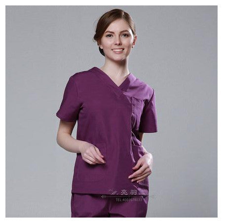 Europe style Fashion Medical Suit Lab Coat Women Hospital Scrub Uniforms sets Design Slim Fit Breathable men Medical Uniform