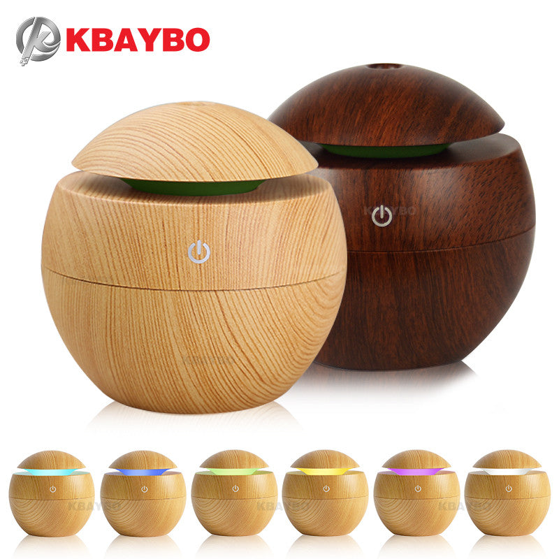 7 LED color options USB Aroma Oil Diffuser