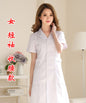 White Coat Long Sleeve Doctor Dress Female Doctor Dress White Coat Short Sleeve Men Slim Nurse Suit Clothes Uniform