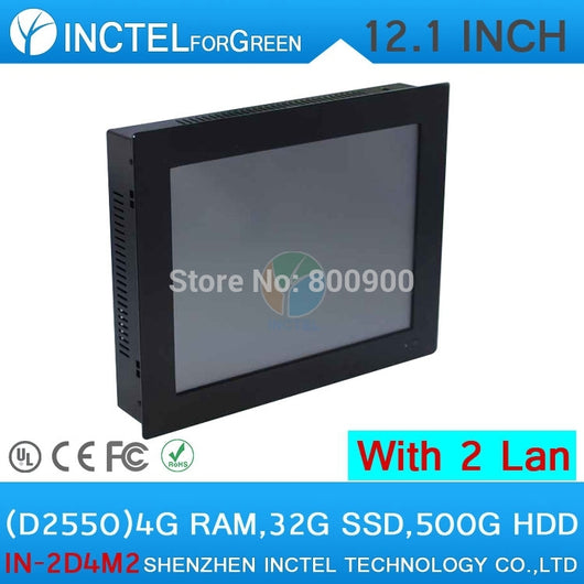 Costomized Computer Touch Screen All In One PC POS Terminal Computer pc panel 2mm with 2 1000M Nics 2COM