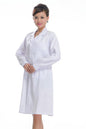 women or men white Medical Coat Clothing Medical Services Uniform Nurse Clothing Long-sleeve Polyester Protect lab coats Cloth