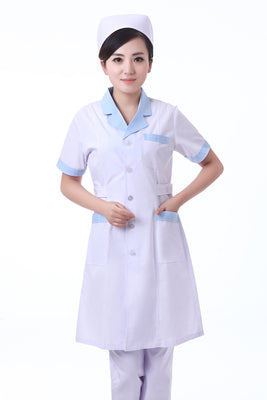 women Medical Coat Clothing Physician Services Uniform Nurse Clothing Long-sleeve Polyester Protect lab coats Cloth Six color