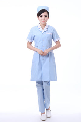 women Medical Coat Clothing Physician Services Uniform Nurse Clothing Long-sleeve Polyester Protect lab coats Cloth Six color