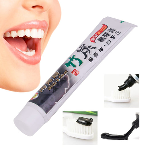 New 100G Teeth Whitening Oral Hygiene Bamboo Charcoal Toothpaste Universal Home Black Toothpaste Teeth Oral Care Accessory