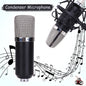 Uni-directional Professional Condenser Wired Microphone Mic Cardioid Studio Sound Recording Kit KTV Karaoke With Shock Mount