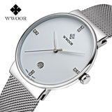 Men Watches Brand Luxury Ultra Thin Date Male Steel Strap Golden watchband Casual Quartz Watch Men Sports Wrist Watch Waterproof