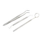 Stainless Steel Dental guide Mirror Probe Plier Tweezers Teeth Tooth Clean equipment Kit Dentist machine for oral examination