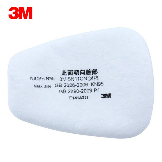 10pcs 3M 5N11CN Filter cotton Use with respirators 5000 series Mask and 3M 6000 Gas Mask Supporting  Dust Filter KN90
