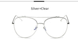 Unisex Fashion Brand Designer Aviation Metal Glasses Frame Unique Top Clear Lens Frames Feamle Eyewear Optical Glasses
