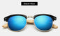 Vintage Half Frame Original Bamboo Sunglasses