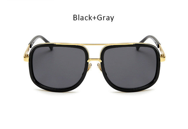 TSHING Men Fashion Square Sunglasses Women Superstar Brand Designer Trendy Celebrity Mirrored Sun Glasses Male Female Eyewear