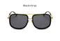 TSHING Men Fashion Square Sunglasses Women Superstar Brand Designer Trendy Celebrity Mirrored Sun Glasses Male Female Eyewear