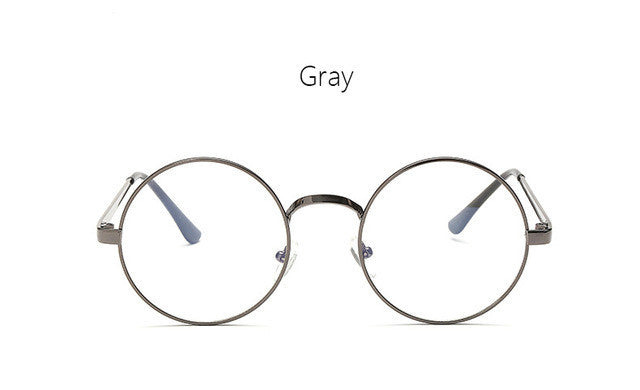 Vintage Round Frame Eyes Eyeglasses Women Circle Fashion Retro Metal Myopia Eyewear Men Optical Glasses