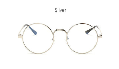 Vintage Round Frame Eyes Eyeglasses Women Circle Fashion Retro Metal Myopia Eyewear Men Optical Glasses