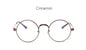 Vintage Round Frame Eyes Eyeglasses Women Circle Fashion Retro Metal Myopia Eyewear Men Optical Glasses