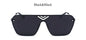 TSHING Fashion Rimless Square Sunglasses Men New Italy Brand Designer Luxury Women UV400 Mirror Sun Glasses For Male