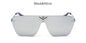 TSHING Fashion Rimless Square Sunglasses Men New Italy Brand Designer Luxury Women UV400 Mirror Sun Glasses For Male