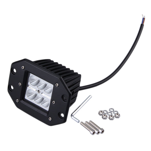 1PC 4INCH 18W  Square Flood LED Work Light Bar Bumper Off Road TRUCK for Jeep Hot Selling