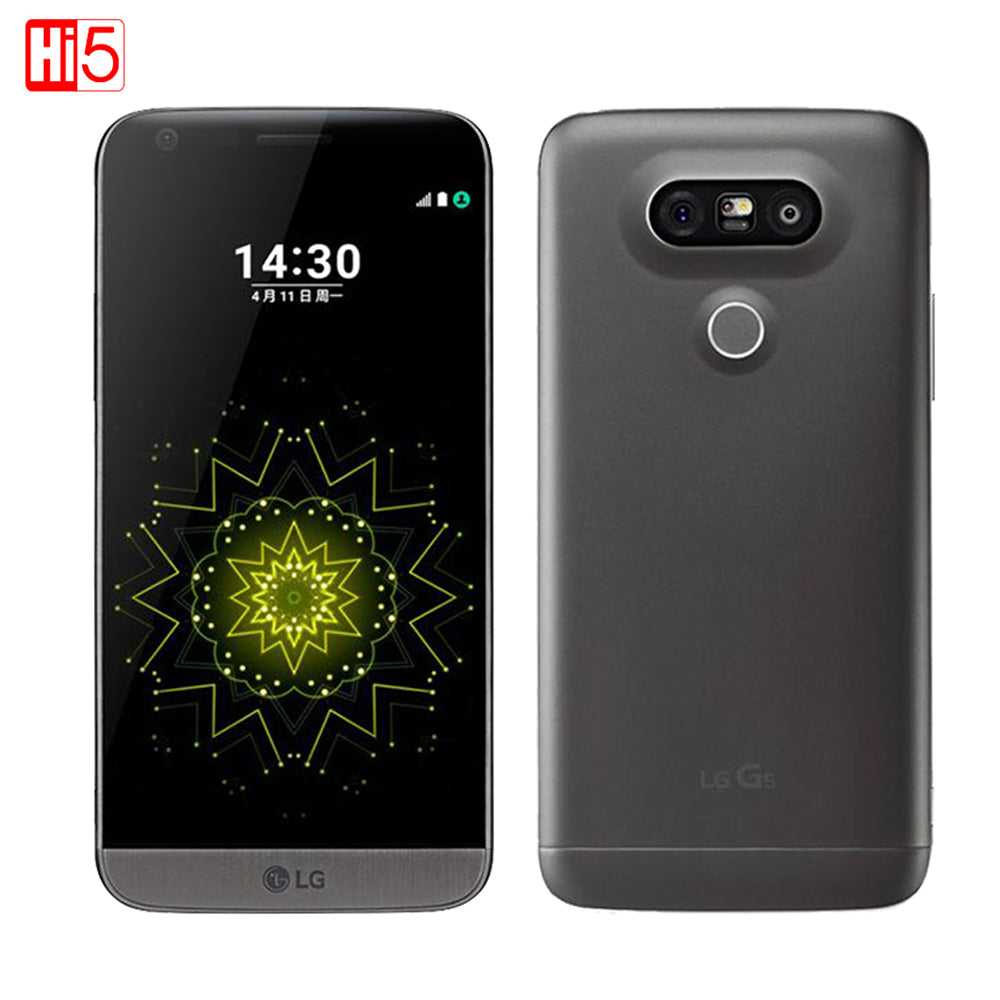 unlocked LG G5 4GB RAM 32GB ROM Display 5.3" QHD IPS Snapdragon 820 Quad-core 16MP Fingerprint FDD LTE Smart Cell phones