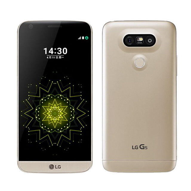 unlocked LG G5 4GB RAM 32GB ROM Display 5.3" QHD IPS Snapdragon 820 Quad-core 16MP Fingerprint FDD LTE Smart Cell phones