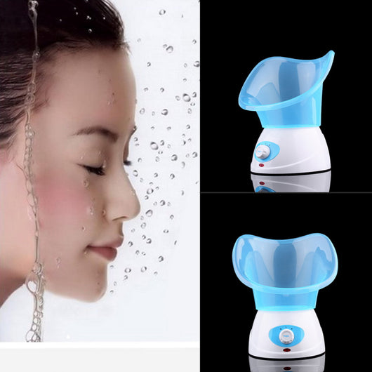 New Popular Facial Face Steamer Pores Cleanser Mist Steam Sprayer Spa Sauna Skin Vaporizer color blue Hot Selling