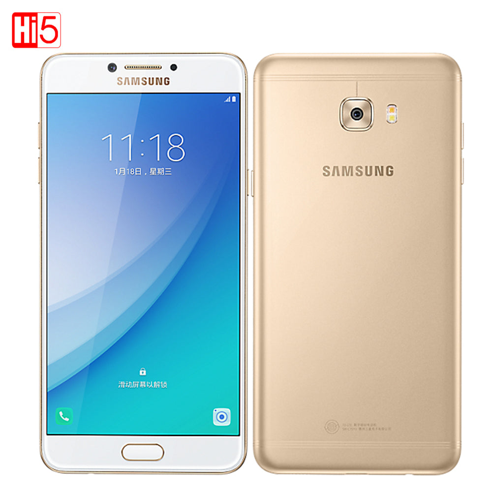 Samsung Galaxy C7 Pro 4G RAM 64G ROM Smartphone Fingerprint Octa Core Dual SIM 5.7" 3300mAh 16MP 4G LTE Mobile Phone