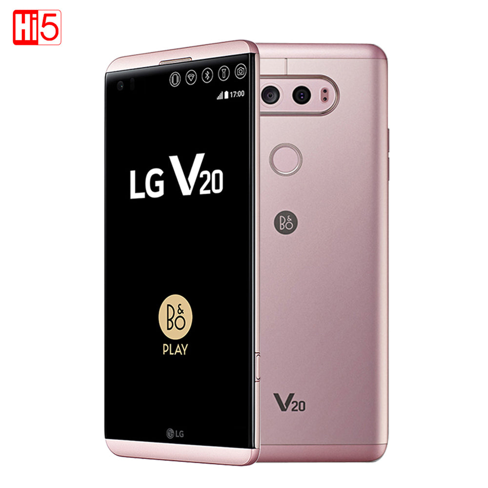 Unlocked LG V20 mobile phone  4GB RAM 64GB ROM Quad Core Snapdragon 820 5.7'' 16MP+8MP Camera Fingerprint 4G LTE Smart Phone