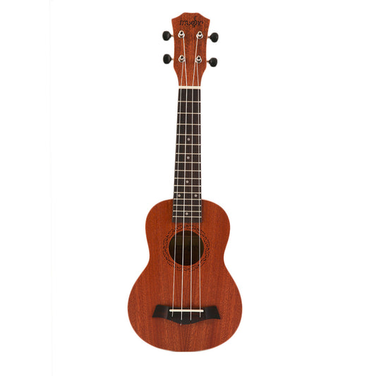 21 inch 15 Frets Mahogany Soprano Ukulele Guitar Uke Sapele Rosewood 4 Strings Hawaiian Guitar for beginners or Basic players