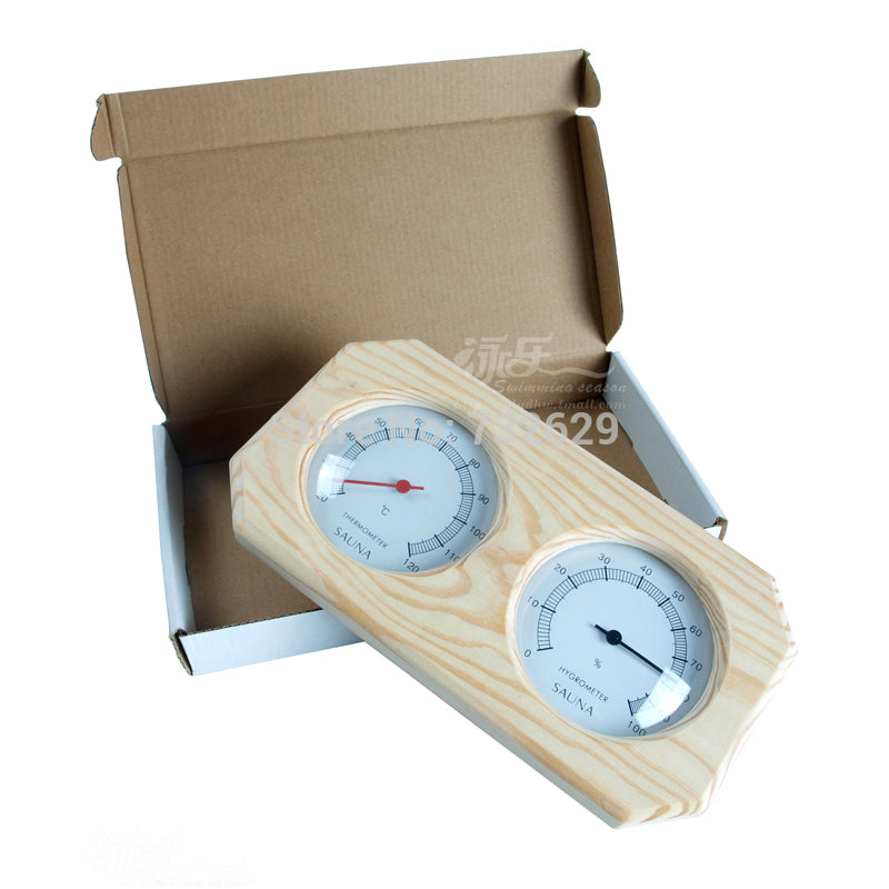 Sauna Spa Pool equipment humidity meter thermometer wet sawo  Free Shipping