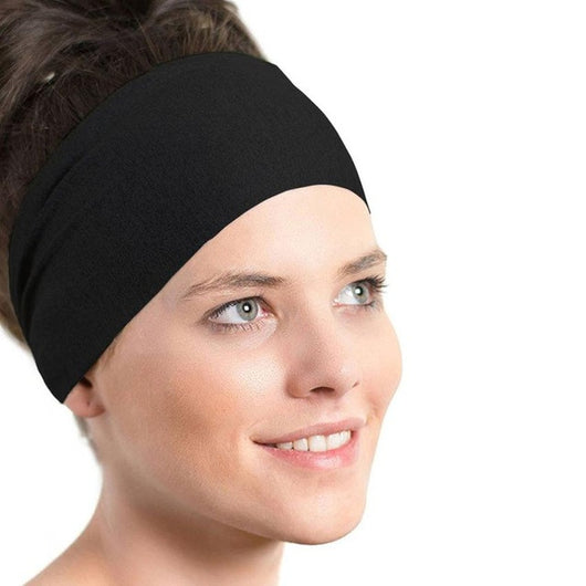 Unisex Sweatband Stripe Sporting Fitness Stretch Headband Hair Band Sweat Absorbing Headband Hearband New Style Protector
