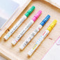 24 pcs/Lot Uni marker pen PX-21 metallic Oil base markers for paper car wheel Stationery Office accessories school supply 6860