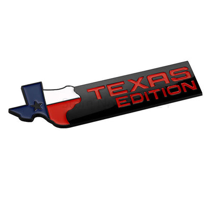 TEXAS EDITION Trunk CHROME Car Tail Emblem Badge Car-styling Fender Sticker for JEEP Renegade Wrangler Patriot Grand Cherokee