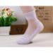 Women Lace Ruffle Ankle Sock Hot Sale Ultrathin Transparent Beautiful Crystal Lace Elastic Short Ankle Length BK Transparent