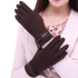 2016 New Fashion   Screen 1Pair Womens Winter  Cotton Out door Warm women's gloves