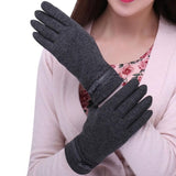 2016 New Fashion   Screen 1Pair Womens Winter  Cotton Out door Warm women's gloves
