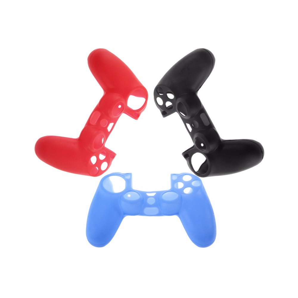 Soft Silicone Gel Rubber Case Skin Shell Cover for Sony PS4 PlayStation 4 Controller Grip Handle Console