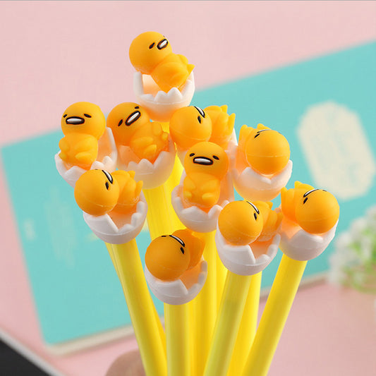 2 X Lovely eggs gel pen stationery writing pens canetas material escolar office school supplies papelaria