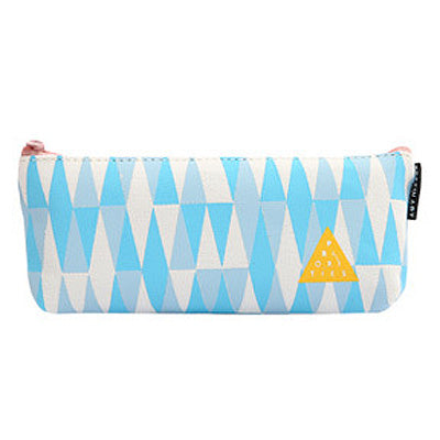 New fresh Geometry Pattern pencil case cute pencil bag school supplies stationery estojo escolar material escolar pencil case