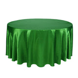 Round Table Cloth Topper Tablecloth Luxury Polyester Satin Table Cover Oilproof Wedding Party Restaurant Banquet Home Decoration