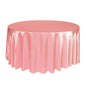 Round Table Cloth Topper Tablecloth Luxury Polyester Satin Table Cover Oilproof Wedding Party Restaurant Banquet Home Decoration