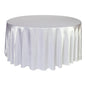 Round Table Cloth Topper Tablecloth Luxury Polyester Satin Table Cover Oilproof Wedding Party Restaurant Banquet Home Decoration